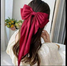 Long Big Bow Hairclip