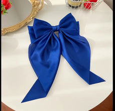 Aligator Bow Ribbon Hair Clip