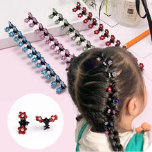 10 pcs Crystal Rhinestone Flower Hair Claw