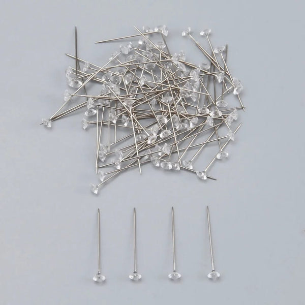 Pack of 20  Hijab Pins-Safety Pins in diamond shape with box