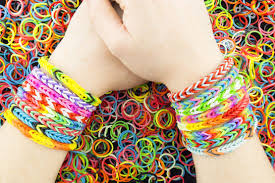 100 Pcs Rubber bands, rubber ponies for girls(Multi colors)