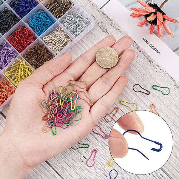 Pack of 50 Hijab Clip Safety pins (Random Colors)