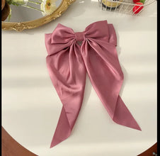 Aligator Bow Ribbon Hair Clip