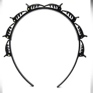 Black Braider Hair Style twister hair band