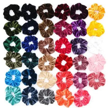 Pack of 12 walvet scrunchies (Random Colors)